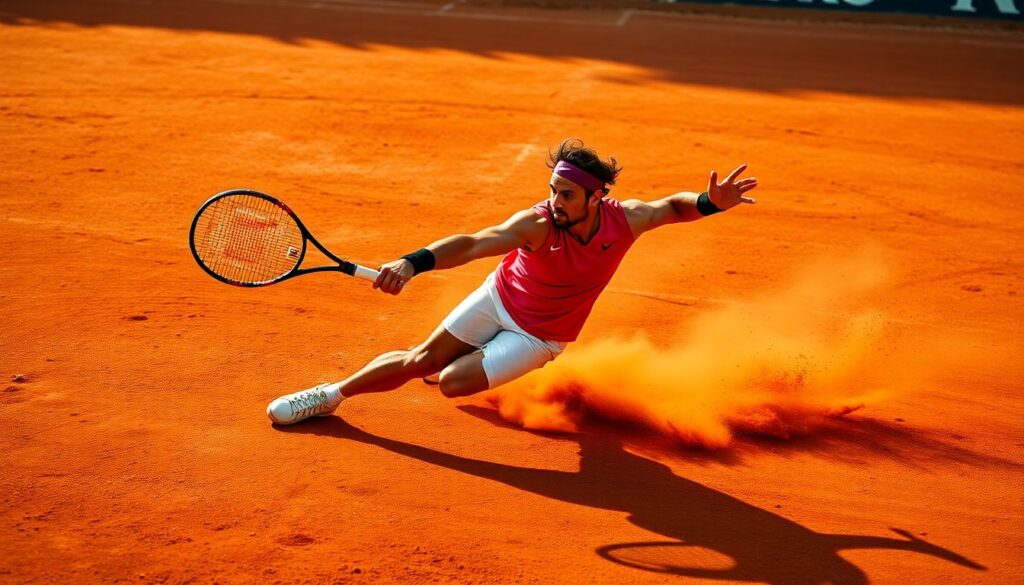 Теннис: анализ матчей на траве и на грунте - иллюстрация