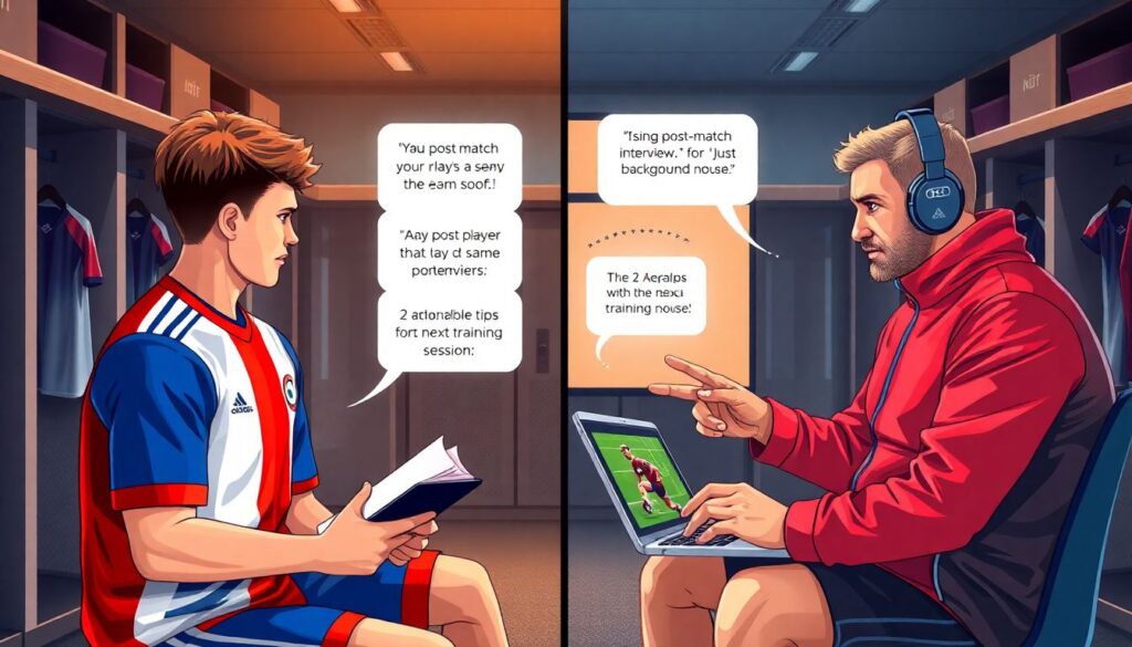 Баскетбол: интервью с игроками и тренерами после матчей - иллюстрация