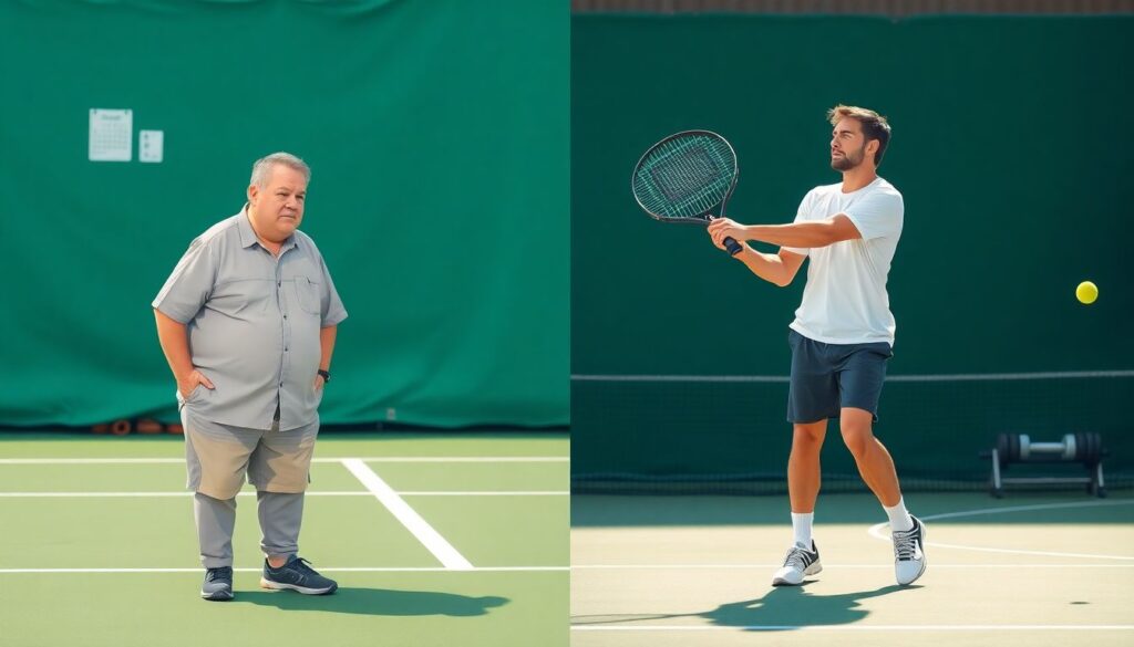 Теннис: советы по подготовке к матчам и физическая форма - иллюстрация