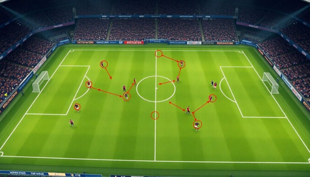 Футбол: тактические разборы матчей и схемы владения - иллюстрация