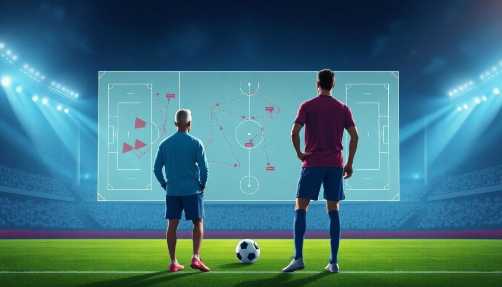 Футбол: тактические разборы матчей и схемы владения - иллюстрация