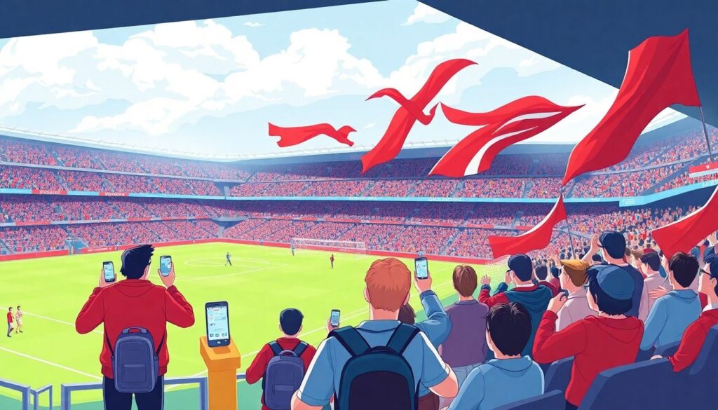 Футбол: фан-сообщества, фанатская культура и маршруты на арену - иллюстрация