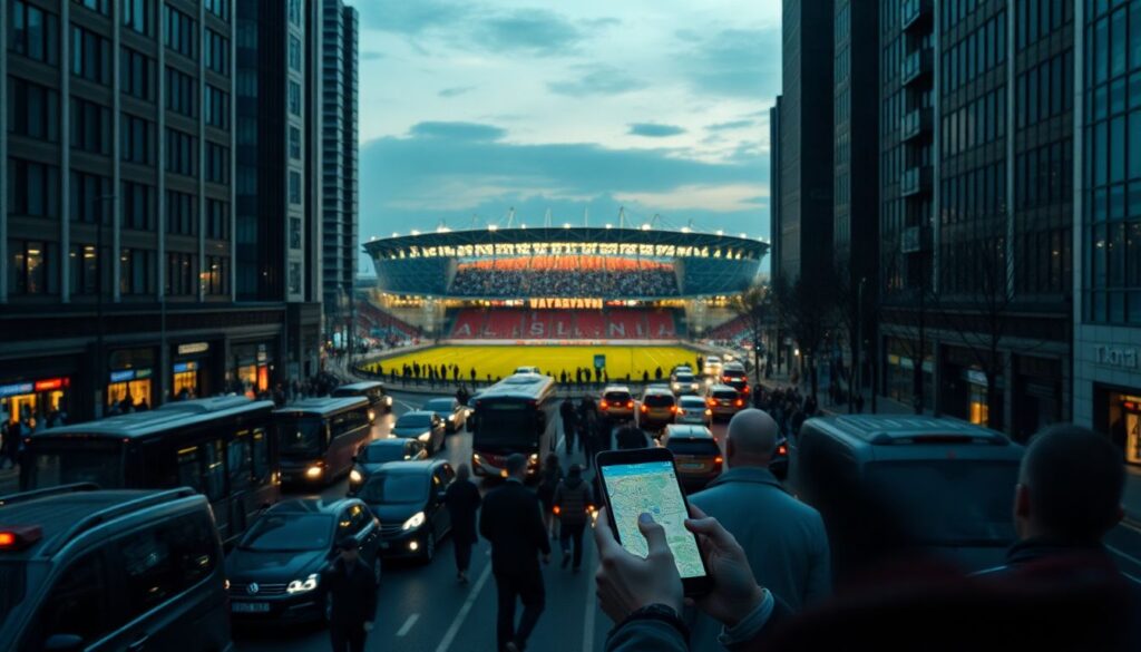 Футбол: фан-сообщества, фанатская культура и маршруты на арену - иллюстрация