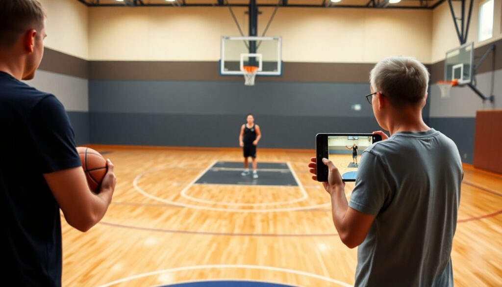 Баскетбол: техника исполнения штрафных и работа под кольцом - иллюстрация