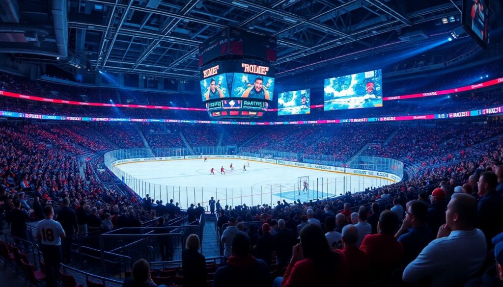 Хоккей: впечатления от стадионов и атмосфера матчей - иллюстрация