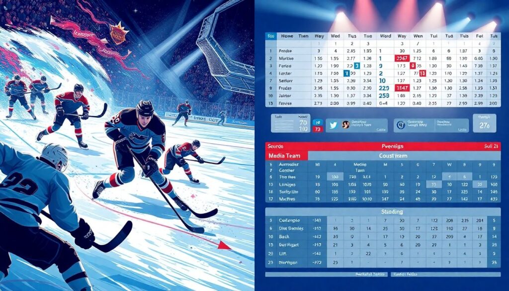 Хоккей: обзор лидеров лиг и их график игр - иллюстрация