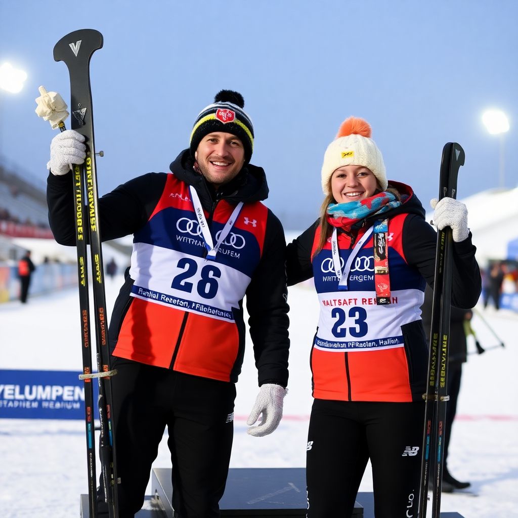 Биатлонный уик-энд в Тюмени: семейный триумф Карима и Анастасии Халили